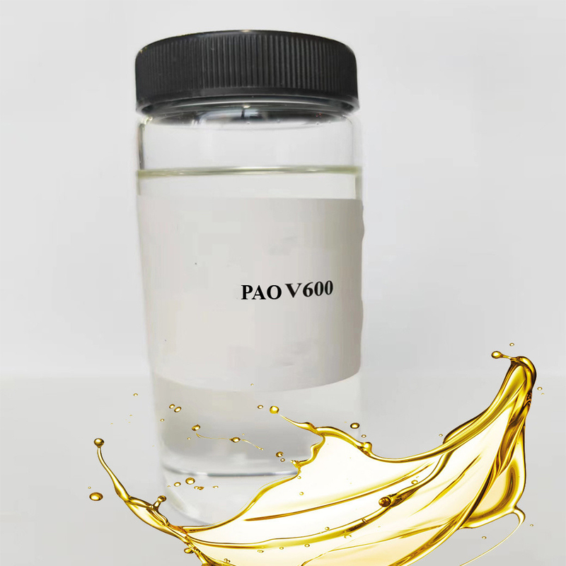 Metalloceen Poly Alpha Olefin Pao V600 Synthetische basisolie met hoge viscositeit voor producten